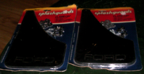 2 - Vintage PACK Powerflow Custom "FORD" Splash Guards Mud Flaps - Picture 10 of 10