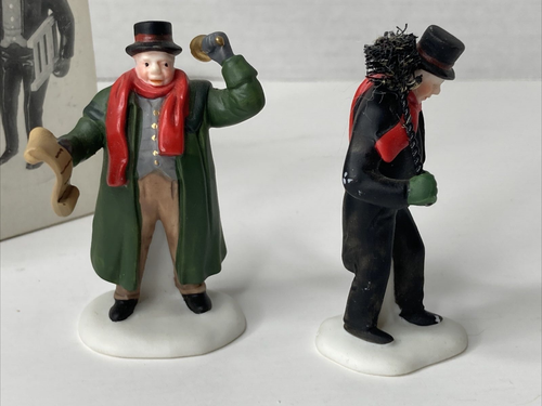 Department 56 TOWN CRIER & SCHORNSTEINFEGER 2ER-Set Heritage Zubehör 5569-7 Bxd - Bild 6 von 11