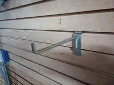 10 Pieces - 6 Inch Slatwall Board Display Hooks , Home Or Retail Use