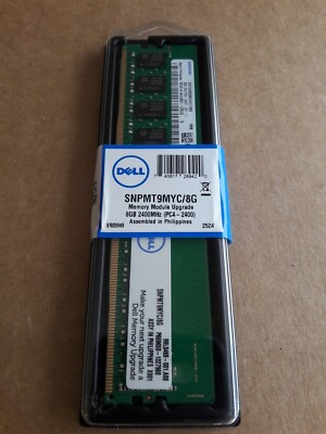 Brand New Dell 8 GB PC4-2400T Memory Ram 1Rx8, Model #: SNPMT9MYC8G