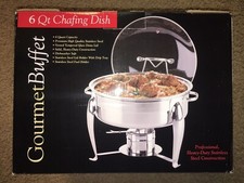 6 Quart hochwertiger Edelstahl Chafing Dish Partys Weihnachten Hochzeiten