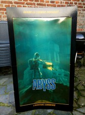 Vintage 1990 - THE ABYSS - Plv Standee Display Video Club Store VHS  Promo
