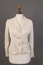 Max Mara Cream Cupri Business Blazer Jacket Size I 40 / USA 6 / GB 8