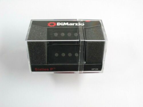 DiMarzio Sixties P Bass Pickup Set mit glänzend schwarz Metall Abdeckung DP 124 - Bild 1 von 1