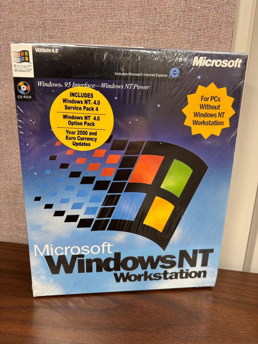 Microsoft Windows NT Workstation 4.0 CD Full Version Retail Microsoft Windows NT Workstation 4.0 CD Full Version Retail