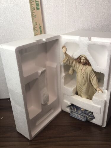Jesus Christ Peace Be Still By Dallas Anderson 1999 Beautiful Statue Of Jesus - Picture 2 of 12