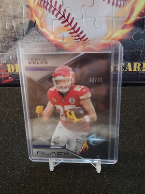 2023 Panini Black Travis Kelce #58 Blue #22/35
