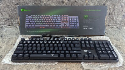 104-Key Mechanical Gaming Keyboard Easterntimes Tech 1-970 ET  New 