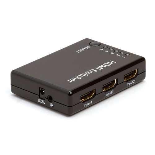 IR Remote HDMI Selector Hub HDMI Switch Splitter 2x1 3x1 5x1 1080p Laptop HDTV - Picture 4 of 11
