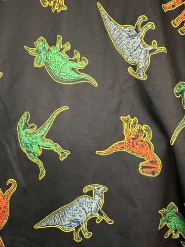 Old Navy Kid Youth Boys Black Dinosaur Printed Tee Pajama Shorts Set Size XL - Picture 2 of 3