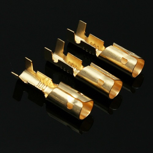 50 Set 3.9mm Motorcycle Brass Bullet Connector Terminal Male & Female With Cover - Picture 6 of 6