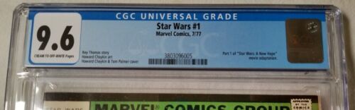 Star Wars #1 CGC 9.6 1977 Marvel first printing - Picture 3 of 4