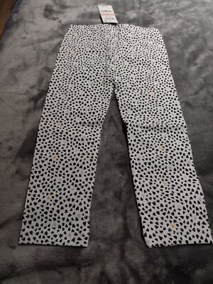 Mädchen-Leggings Herzmuster Alter 2T neu mit Etikett