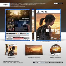 PS5 THE LAST OF US PART I Replacement Case Cover Insert Slipcover NO GAME SEALED
