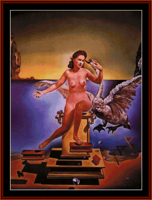 Sale 40% Off XS-Collectibles counted X-stitch chart - Leda Atomica
