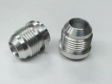 10 AN Male Billet Aluminum Weld On / Weld In Bung (2-pack) AN10 10AN JIC 10