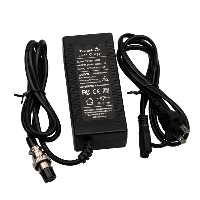 25.2V Charger 29.4V 2A for Neon Nitro Hoverboard 25.9V 24V 7S Batteries