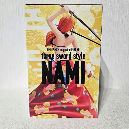 NEW BANDAI ONE PIECE Magazine Figure A Piece Of Dream Three Sword Style NAMI F/S - Picture 5 of 5