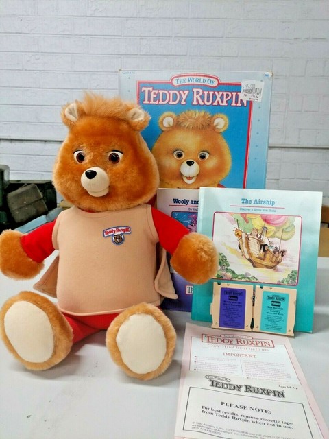 Vintage Playskool Teddy Ruxpin Original Box 2 tapes & Storybooks | eBay
