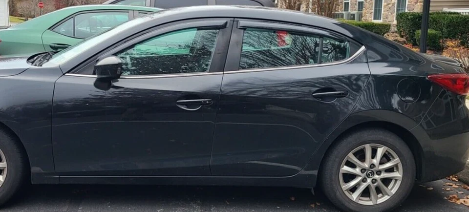 AVS 烟带防雨罩通风遮阳板适用于 14-18 马自达 3 轿车和舱口 — 第 4/4 张图片