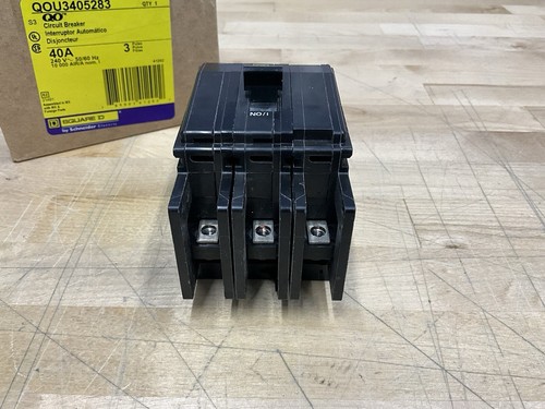 Schneider Electric QOU3405283 Square D 3POLE 40AMP 240V Mini Circuit Breaker - Picture 12 of 13