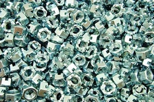 (150) Slotted Hex Castle Nuts 1/2-13 Thread Zinc Plated