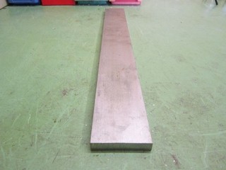 1 Edel Stahl 50 x 10mm X5CrNi18 1.4301 Lang 390mm massiv Neu0