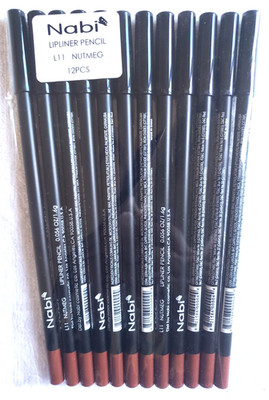 Lipliner Pencil Nutmeg Color 12 Lipliner Pencils Lot 7 Inches Long