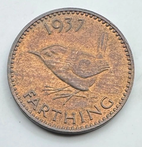 1937 George VI Farthing — photo from the most recent tracked eBay sale