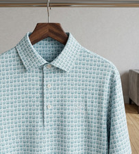 NEW Rhoback The On The Sham-Rocks Polo - White - Stay-Crisp Collar Fabric M-3XL