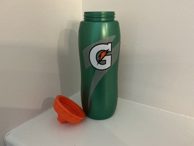 small green gatorade water bottle
