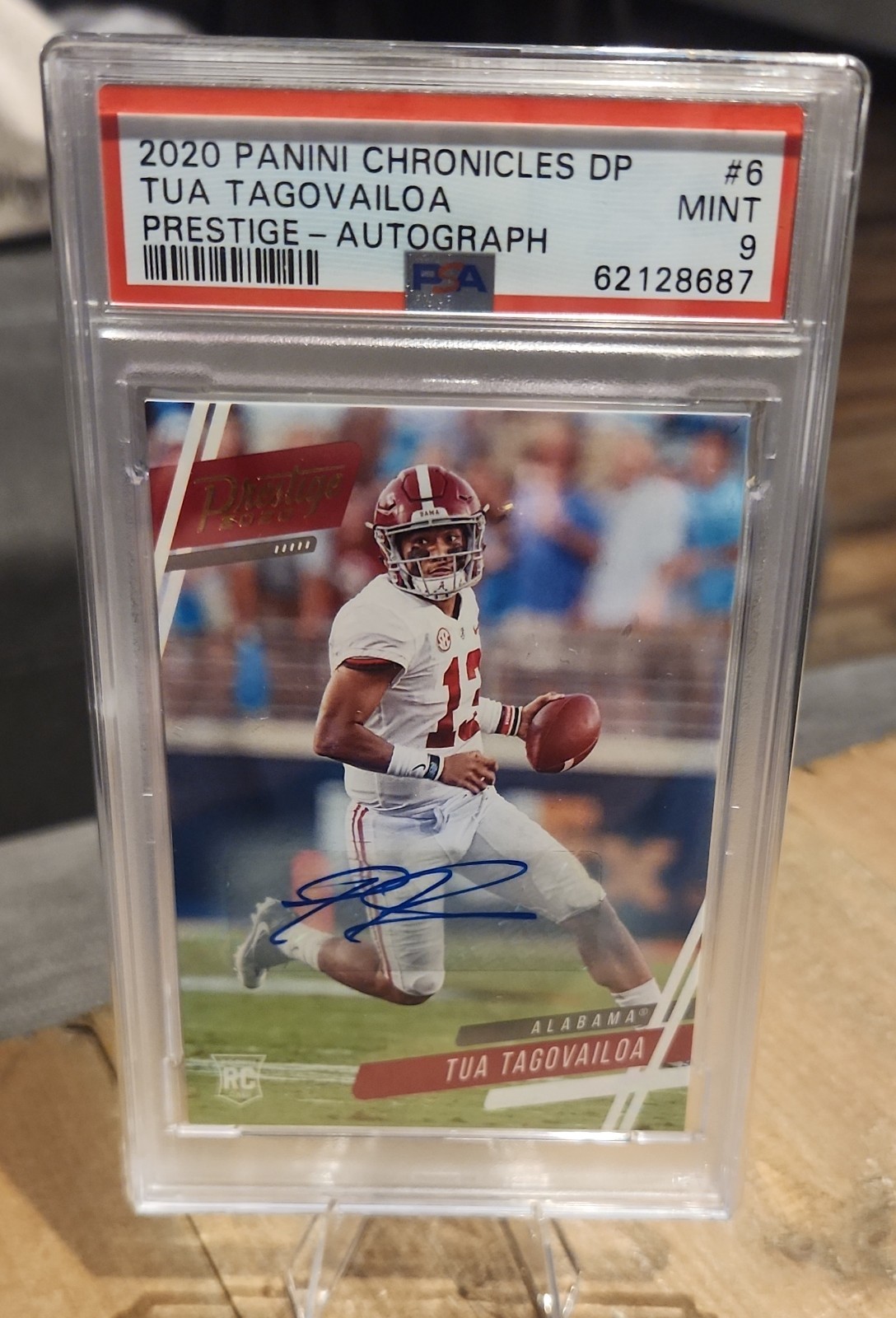 Tua Tagovailoa Panini Chronicles Draft Picks Prestige #6 Autograph