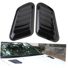 2PCS Universal Hood Air Vents for Car Hood Scoop Bonnet Vent Hood Air Intake