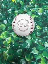 Personalized Baseball Birthday ball Wedding Gift Ball Wedding Announcement ball