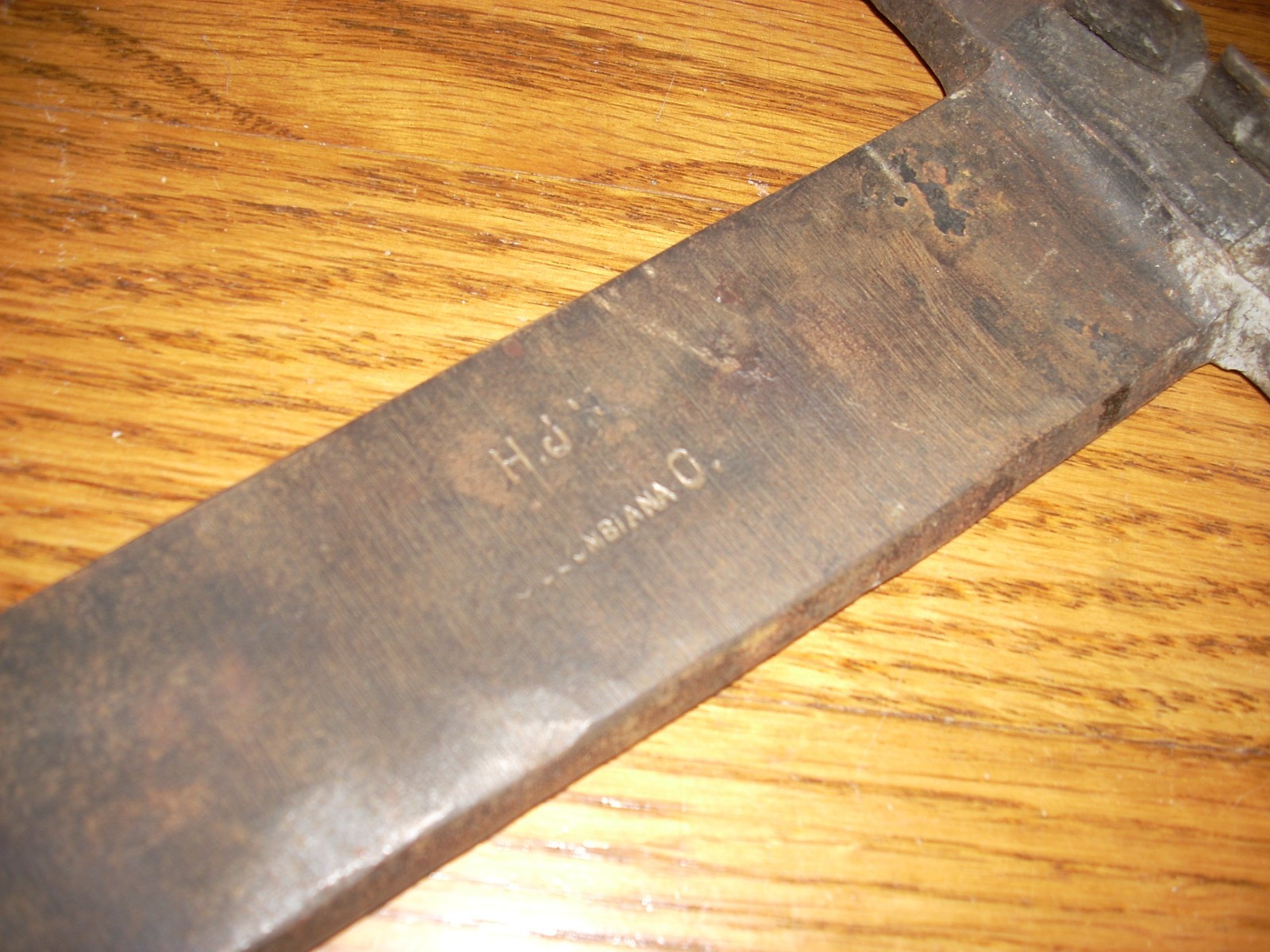 Vintage Slate Roofing Hammer w/ Nail Puller HJH Harrold Tool Co. Columbiana Ohio