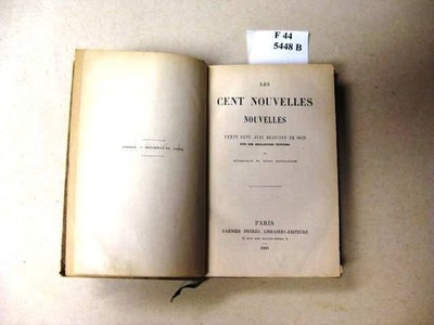 Les Cent Nouvelles. Texte Revu Avec Beaucoup De Soin Sur Les Meilleures Editions