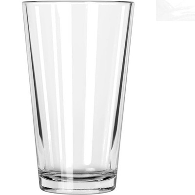 Versatile 16oz Clear Pint Glass with DuraTuff Rim - Perfect for Cocktails & Beer