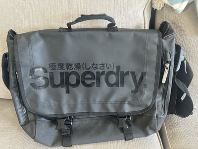 SUPERDRY Black Luggage Messenger  Laptop bag Crossbody