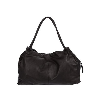 HOBO Prima Black Leather Shoulder Bag Womens Hobo Slouch Handbag