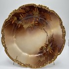 Rare Antique Pickard Plate Hand Painted Artist Signed Autumn Leaf Design