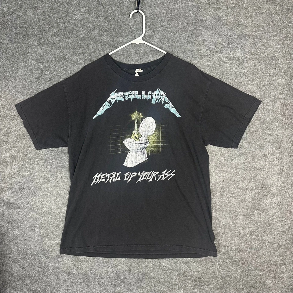 Camiseta Metallica Metal Up Your Ass 2017’ Negra XL Gráfica Banda Concierto Foto 2 de 4