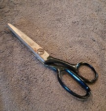 Vintage Deluxe Kleencut Pinking Shears 7.5" Sewing Fabric Scissors USA Made