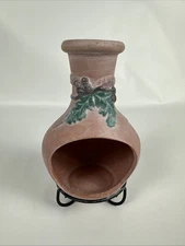 Vintage KSA INC. Kurt S. Adler Candle Holder 6 Inches Tall Chimera Pottery