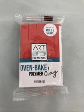 ArtSkills - Art Elements 2oz Oven-Bake Polymer Clay, Red