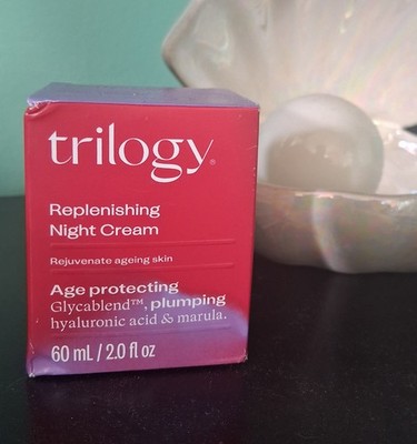 Trilogy Replenishing Night Treatment Cream - 2 oz exp 04/28 NEW * SEALED IN BOX