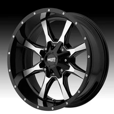 Moto Metal MO970 Gloss Black Machined 20x10 6x135 / 6x5.5 -24mm (MO97021067324N)