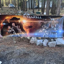 2013 Titanfall 4.5 ft By 1.5 ft GameStop Promo Poster Xbox One Respawn EA Banner