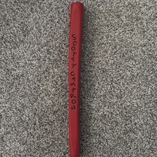 New Scotty Cameron RED Pistolini Putter Grip black dancing letters