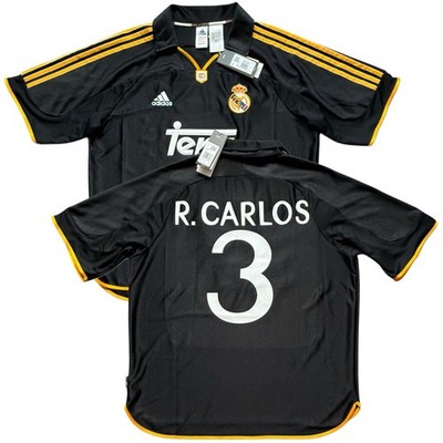 1999/00 Real Madrid Away Jersey #3 Roberto Carlos Medium adidas