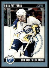 1992-93 Score Canadian Colin Patterson Buffalo Sabres #312